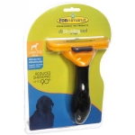 Расческа - пуходерка для вычесывания подшерстка «ФУРМИНАТОР», с кнопкой эджектор, цвет как на фото, 10*15см