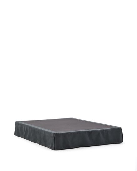 Jaira Основание кровати антрацитового цвета со съемным чехлом для матраса 150 х 200 см