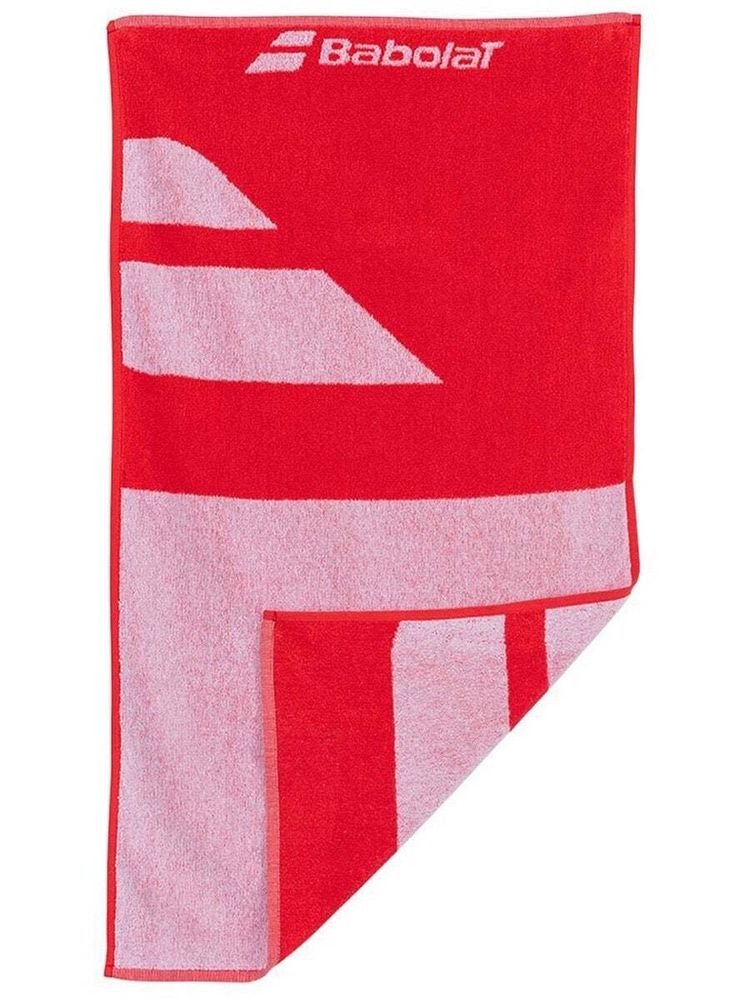 Полотенце теннисноеBabolat Medium Towel - white/fiesta red