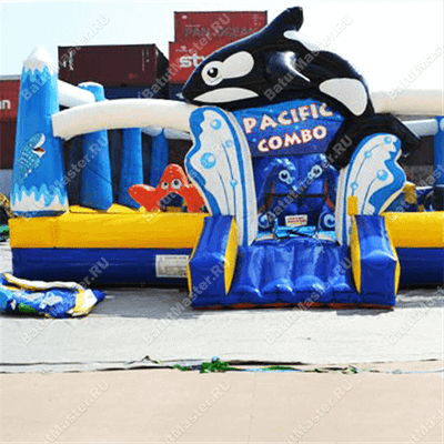 Коммерческий надувной батут "Океан"