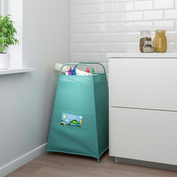 IKEA TIGERFINK  (ИКЕА ТИГЕРФИНК)  -  Полки с разделителями, бирюзовый