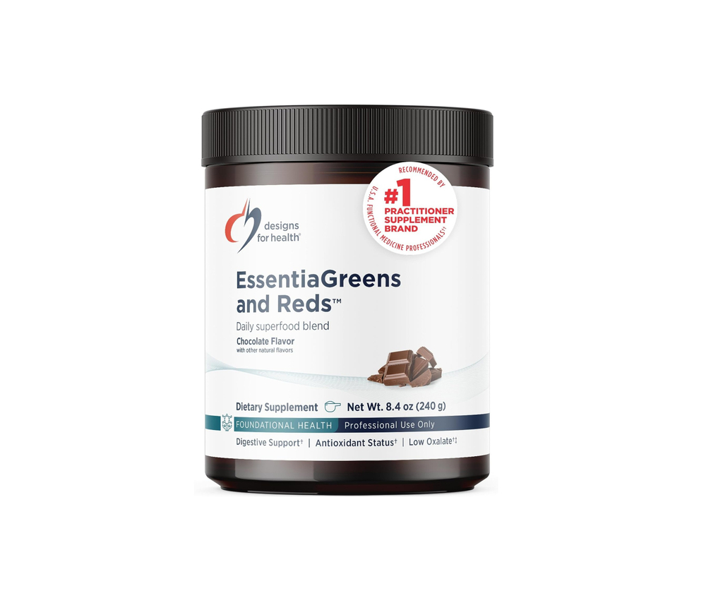 Designs For Health - EssentiaGreens and Reds Chocolate - 240 g