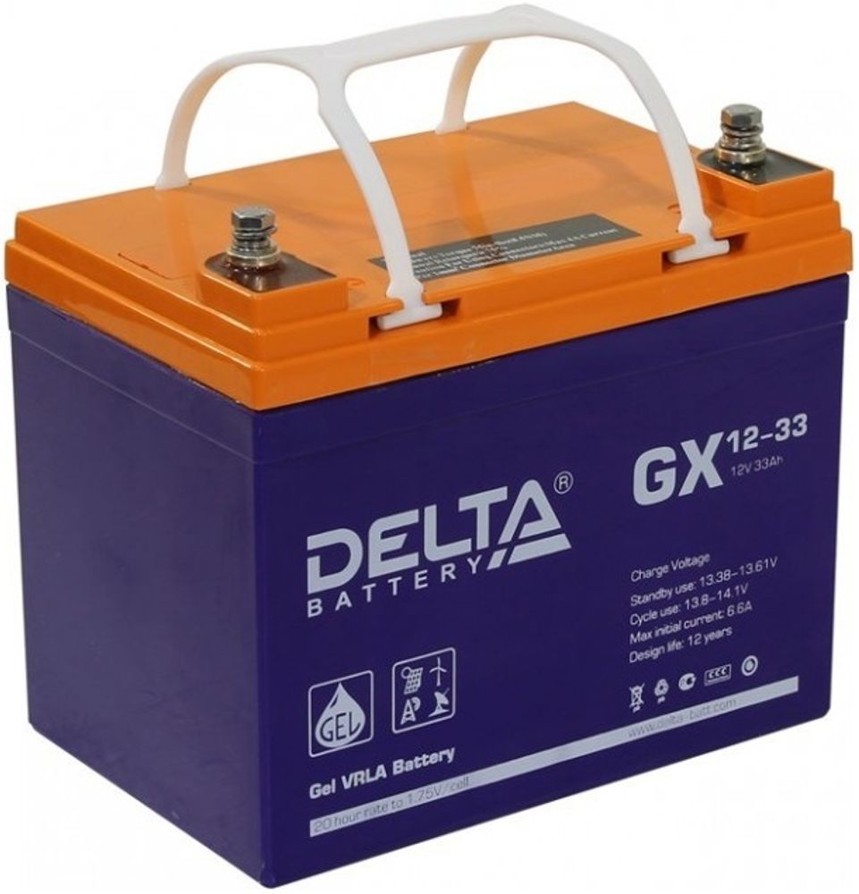 DELTA GX 12-33 Xpert аккумулятор