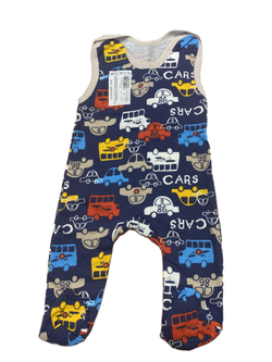 Ползунки длинные на кнопках из футера (100% хлопок с начесом) на рост 74 см