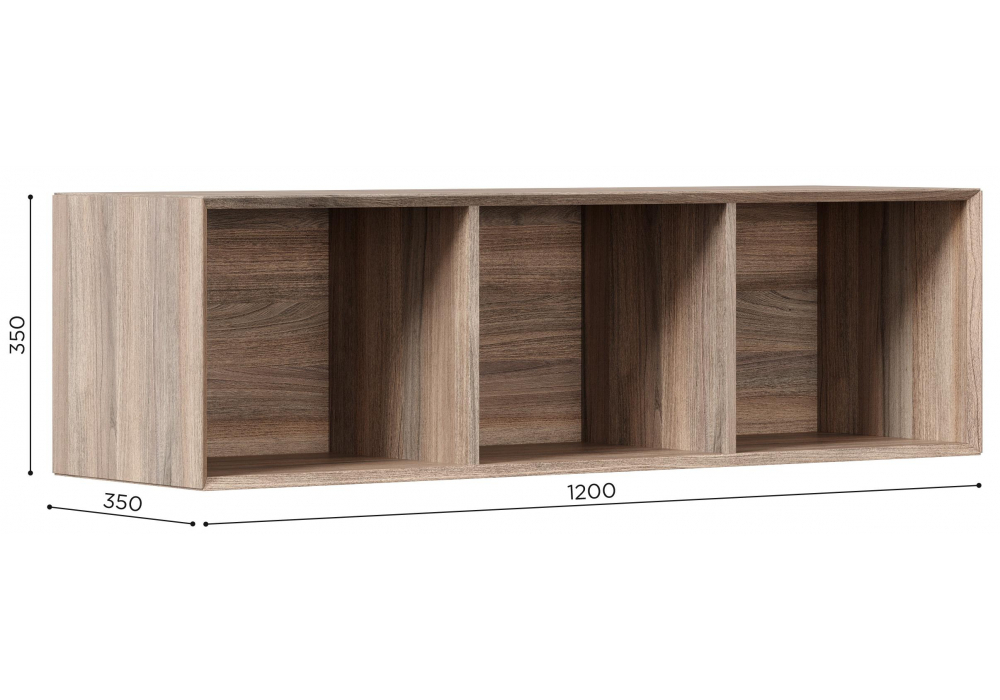 Прихожая Woodville Электра 1200 вяз дымчатый