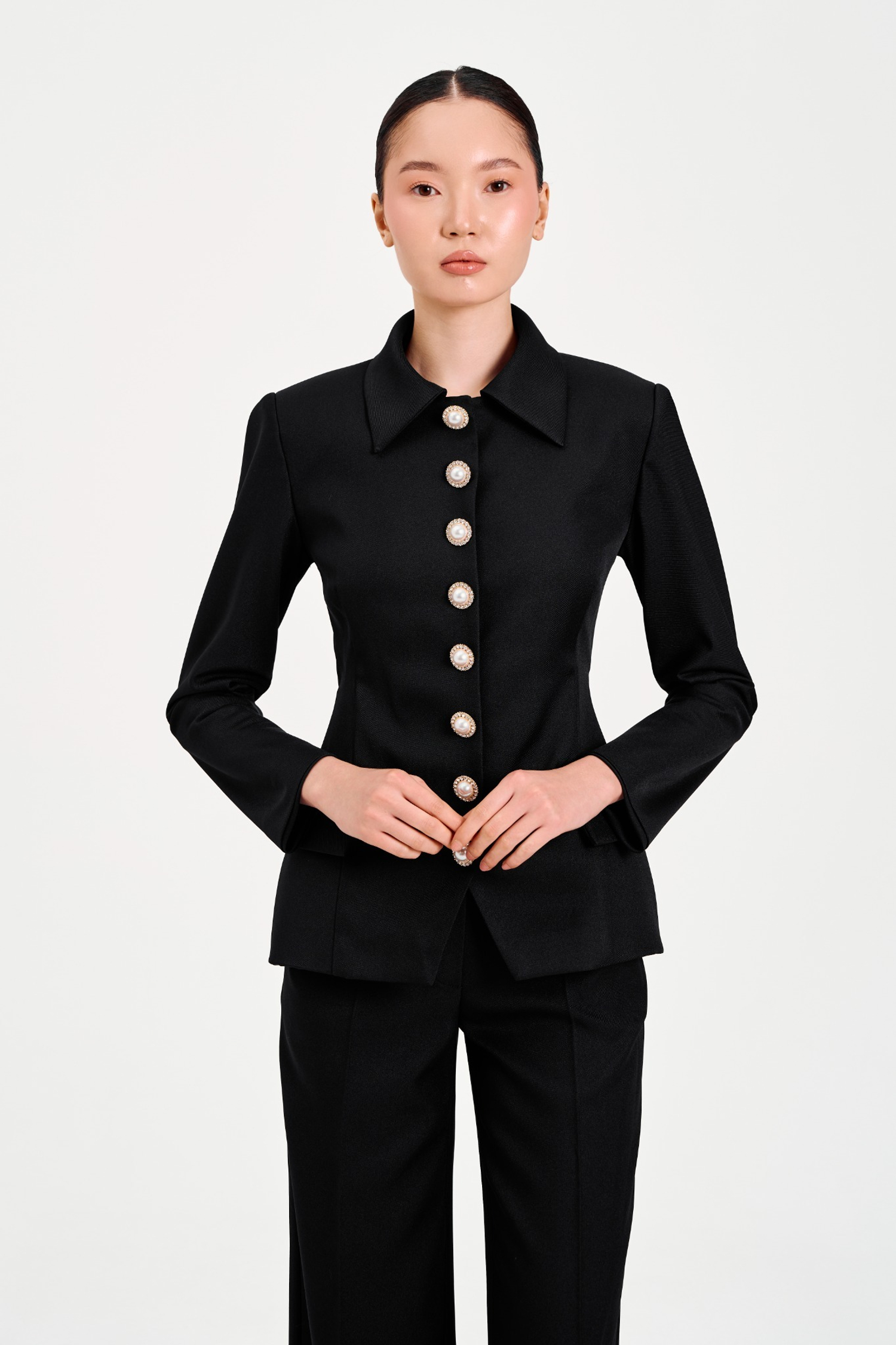 Пиджак Chevalier (Шевалье) c нар. пуговицами черный