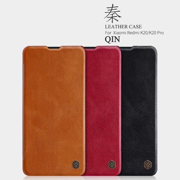 Чехол-книжка Nillkin Qin Leather Case для Xiaomi Mi 9T/ 9T Pro (Коричневый)