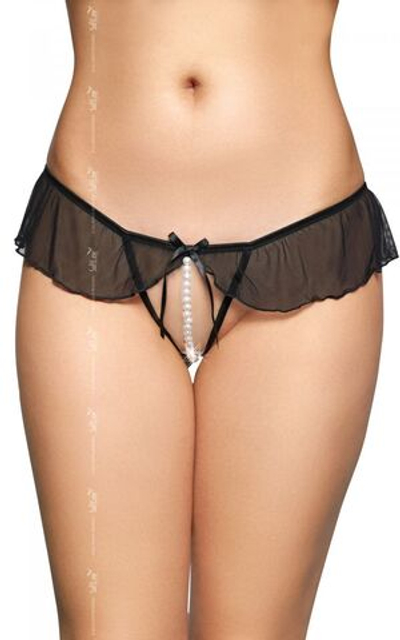 Трусики-юбочка с нитью бус