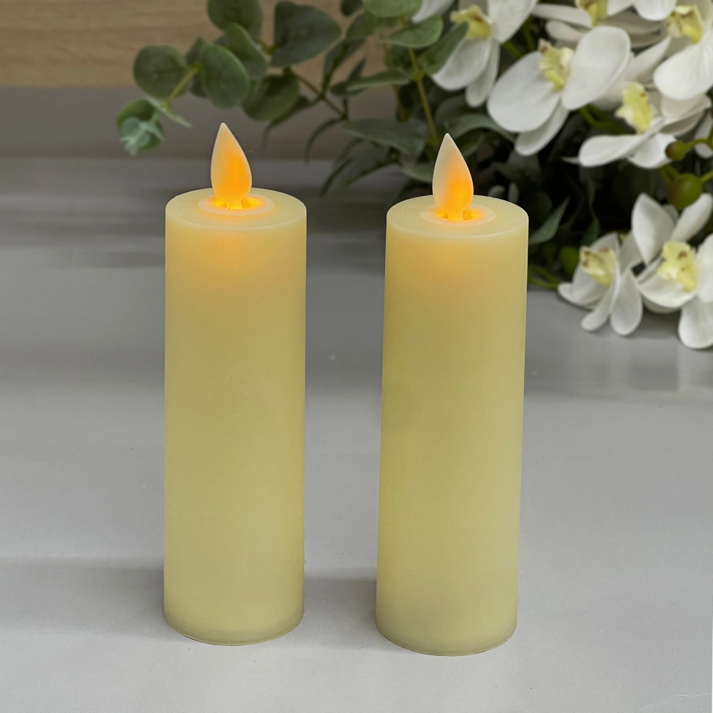 Сувенир с подсветкой «Свеча - Темная ночь» 3,8*12,5 см (набор 2 шт)