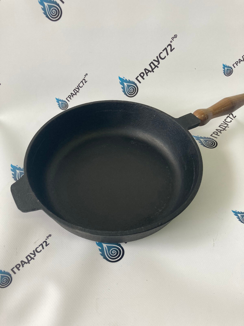 Сковорода Блинная чугун 220х15 мм, съёмная ручка DM Узбекистан (Davr Metall)