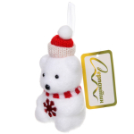 Фигурка «Северный мишка» 12*6,5 см, Белый