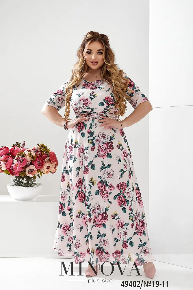 Платье 19-11-пудра Minova