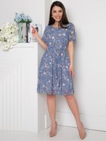 Платье Шарман (лето,голубой) Diolche (Акция)