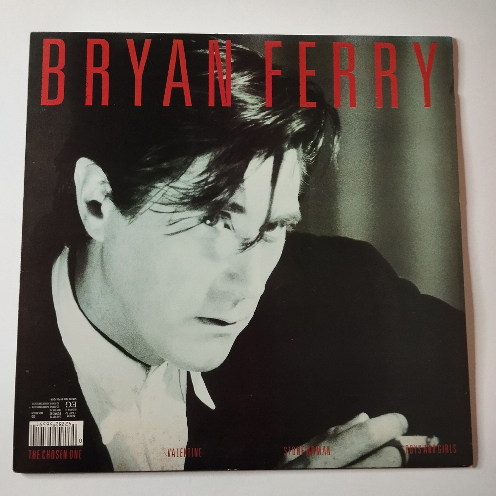 Винтажная виниловая пластинка LP Bryan Ferry Boys And Girls (UK 1985) Valentine