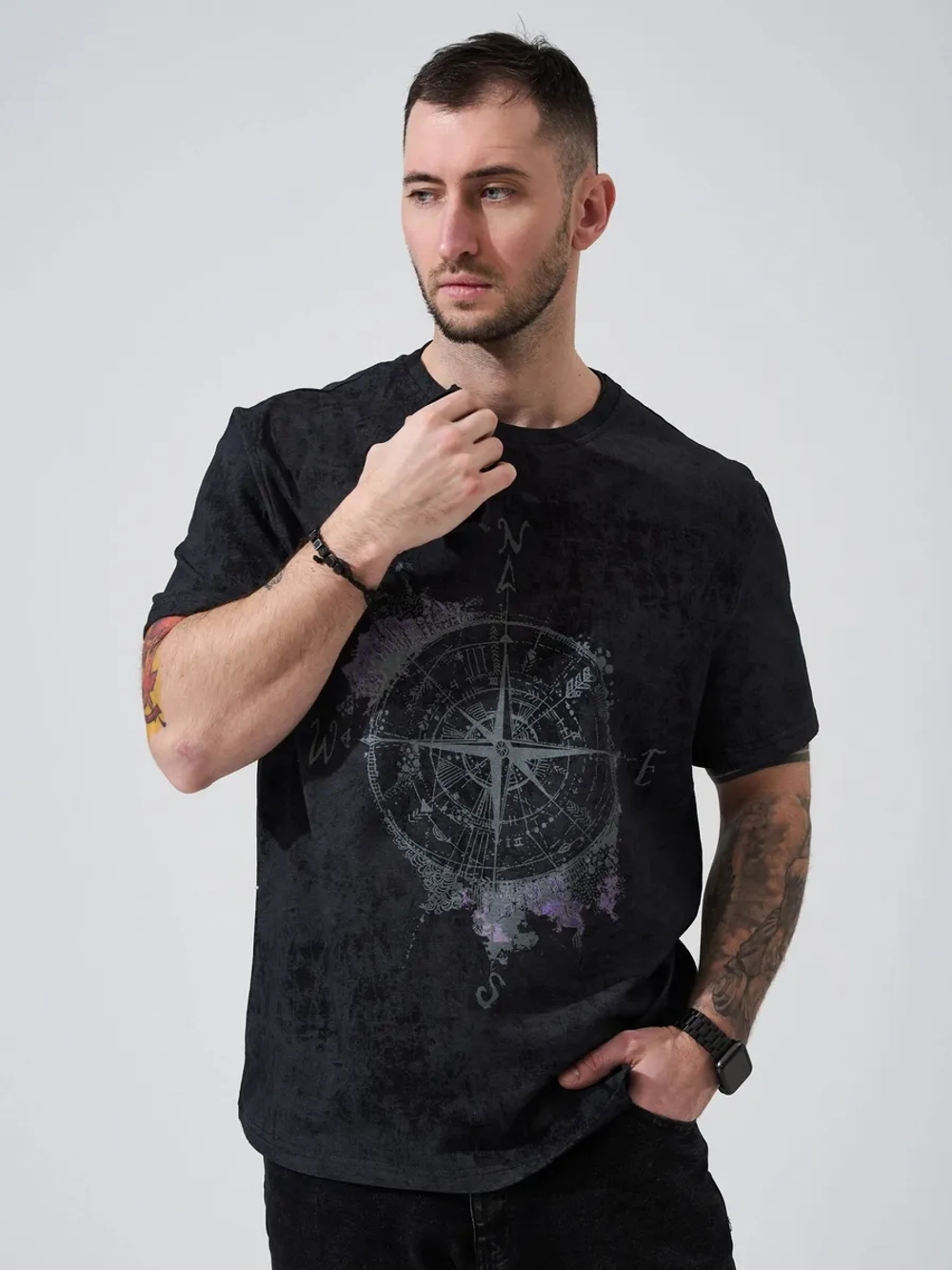 Футболка мужская "Роза ветров"