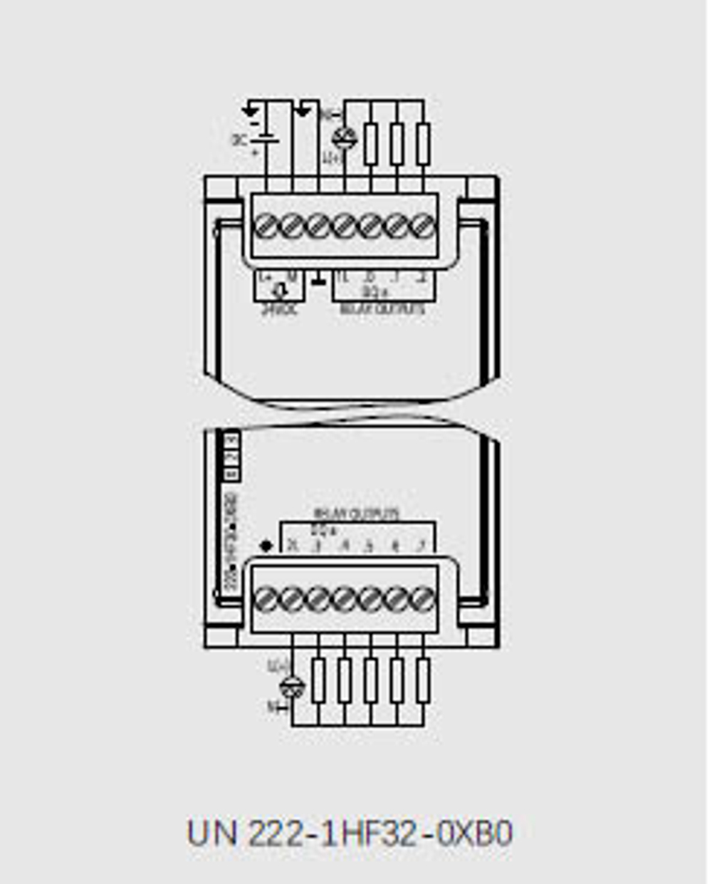 UN 222-1HF32-0XB0 Модуль релейных выходов SM1222 8DO RELAY