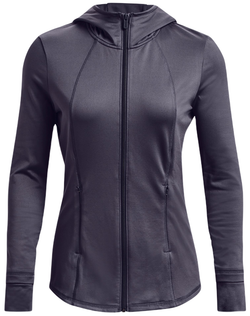 Женская теннисная куртка Under Armour Meridian Cold Weather Jacket - tempered steel/aurora purple