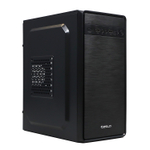 Корпус TESLA 1708BM, Без БП, mATX, чёрный, 2xUSB2 (TSL-1708-BM)