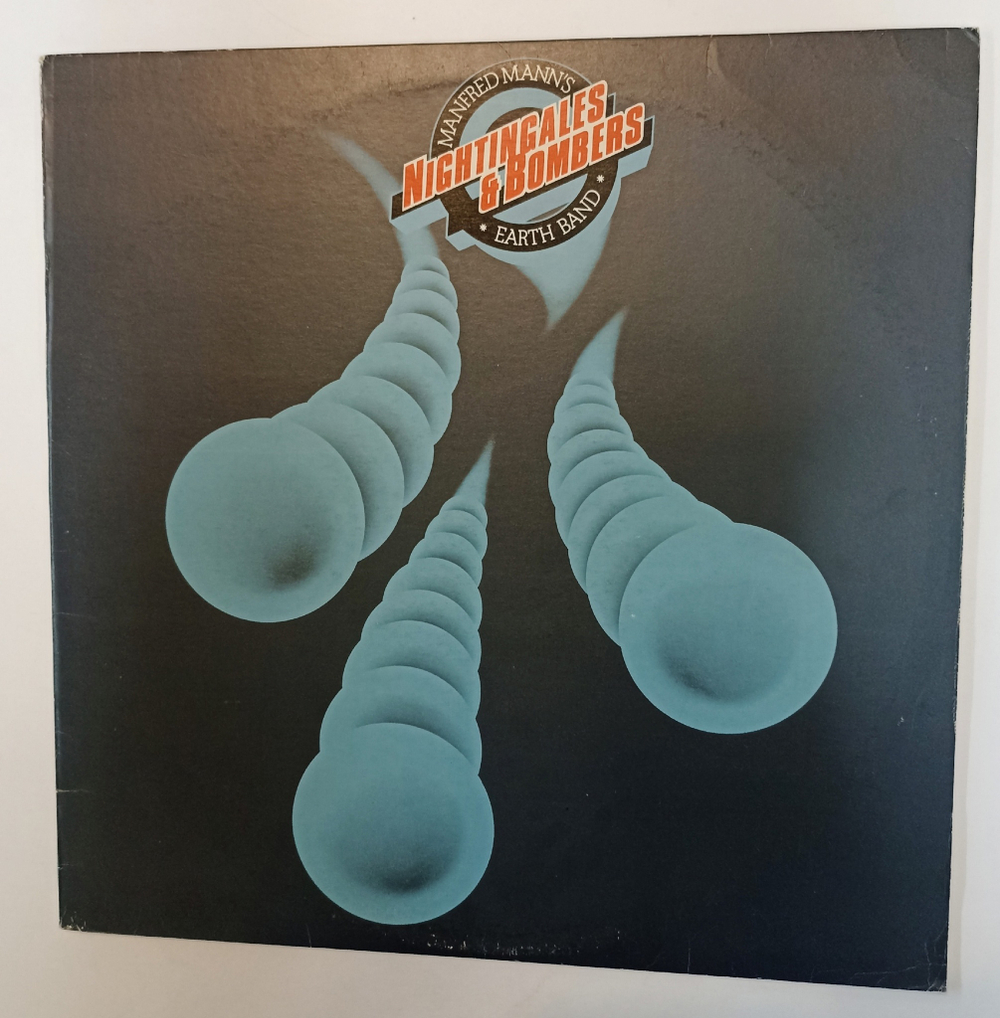 Винтажная виниловая пластинка LP Manfred Manns Earth Band Nightingales and Bombers (UK 1975)