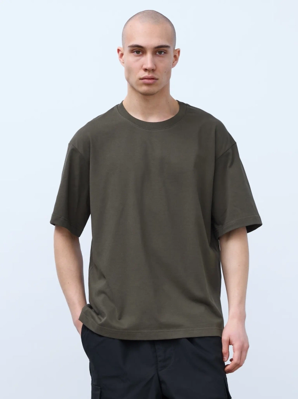 Футболка оверсайз (хаки) 230 г