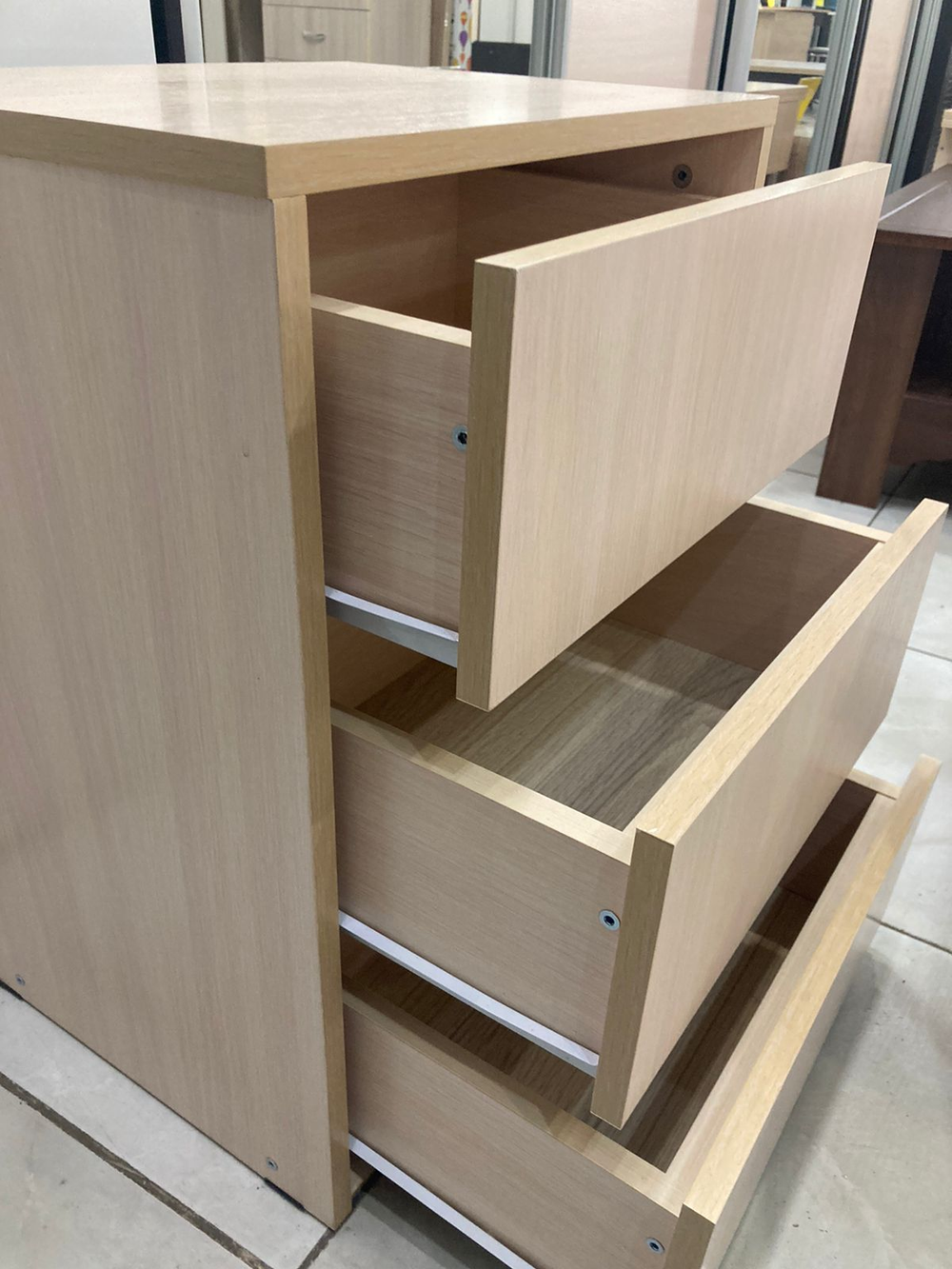 Стеллаж-тумба Мираж (524) млечный дуб