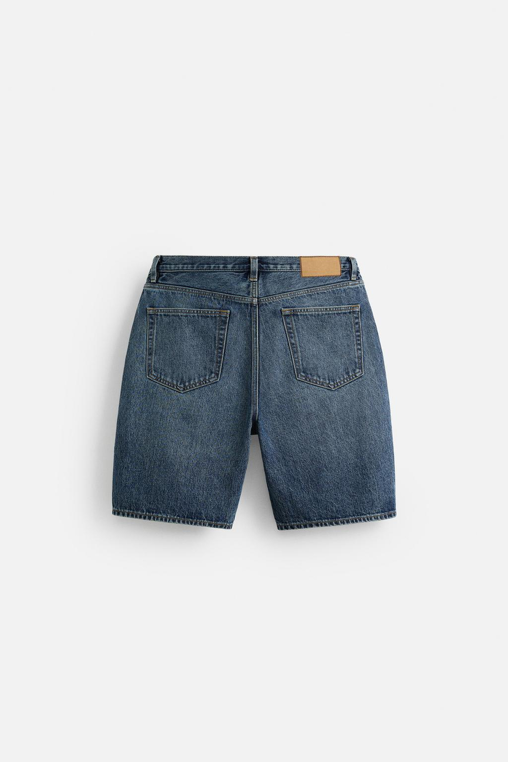 Шорты straight fit denim