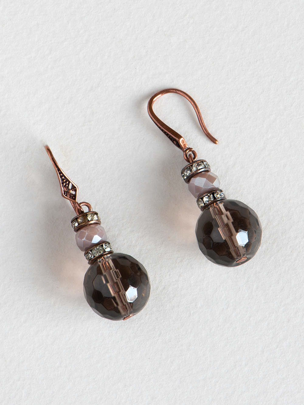 20124120 Серьги Роман с камнем