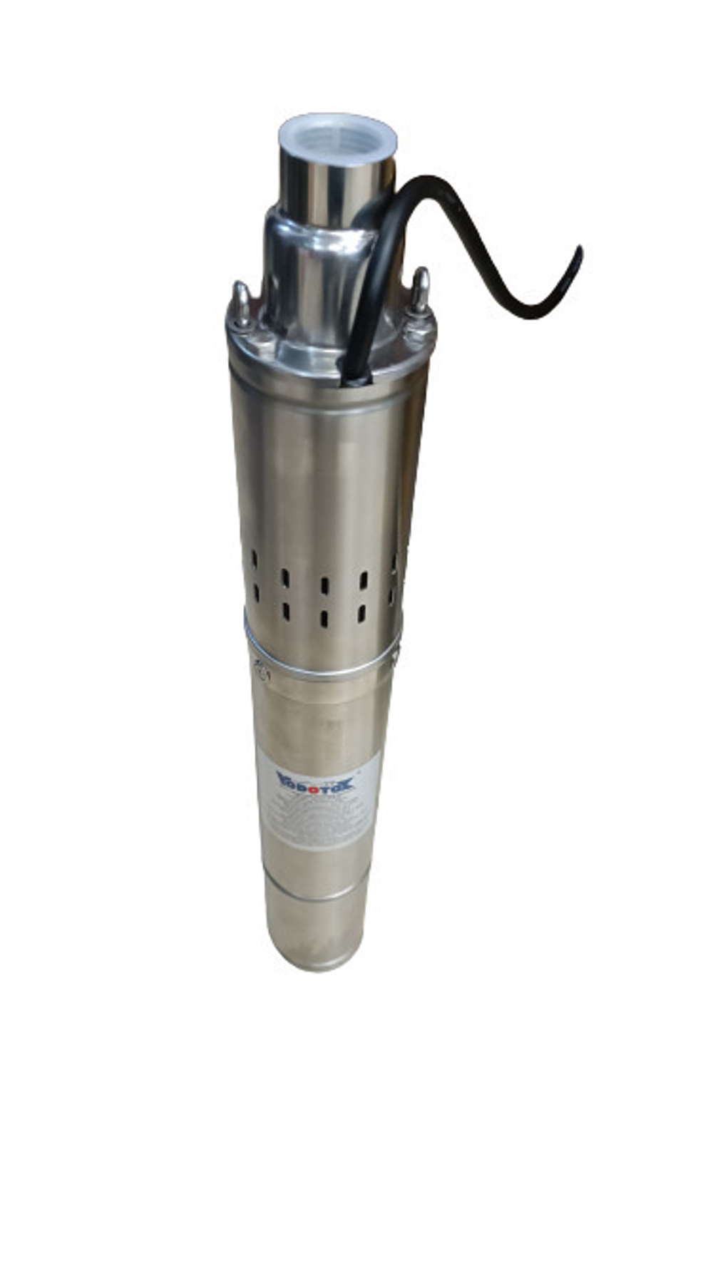 Насос погружной шнековый Vodotok 3QGD1-40-0.37 / 25 л/мин, диаметр 75 мм.