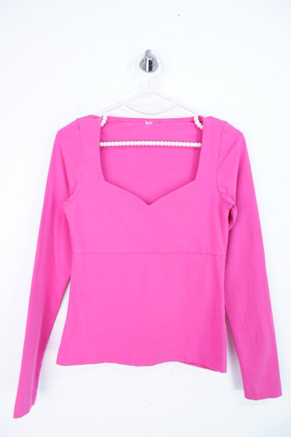 Блузка с вырезом, визуально на 42 размер