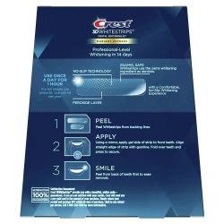 Отбеливающие полоски Crest 3D White Radiant Express
