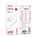 Кабель Type-C на Type-C 60W Borofone BX121 (white)
