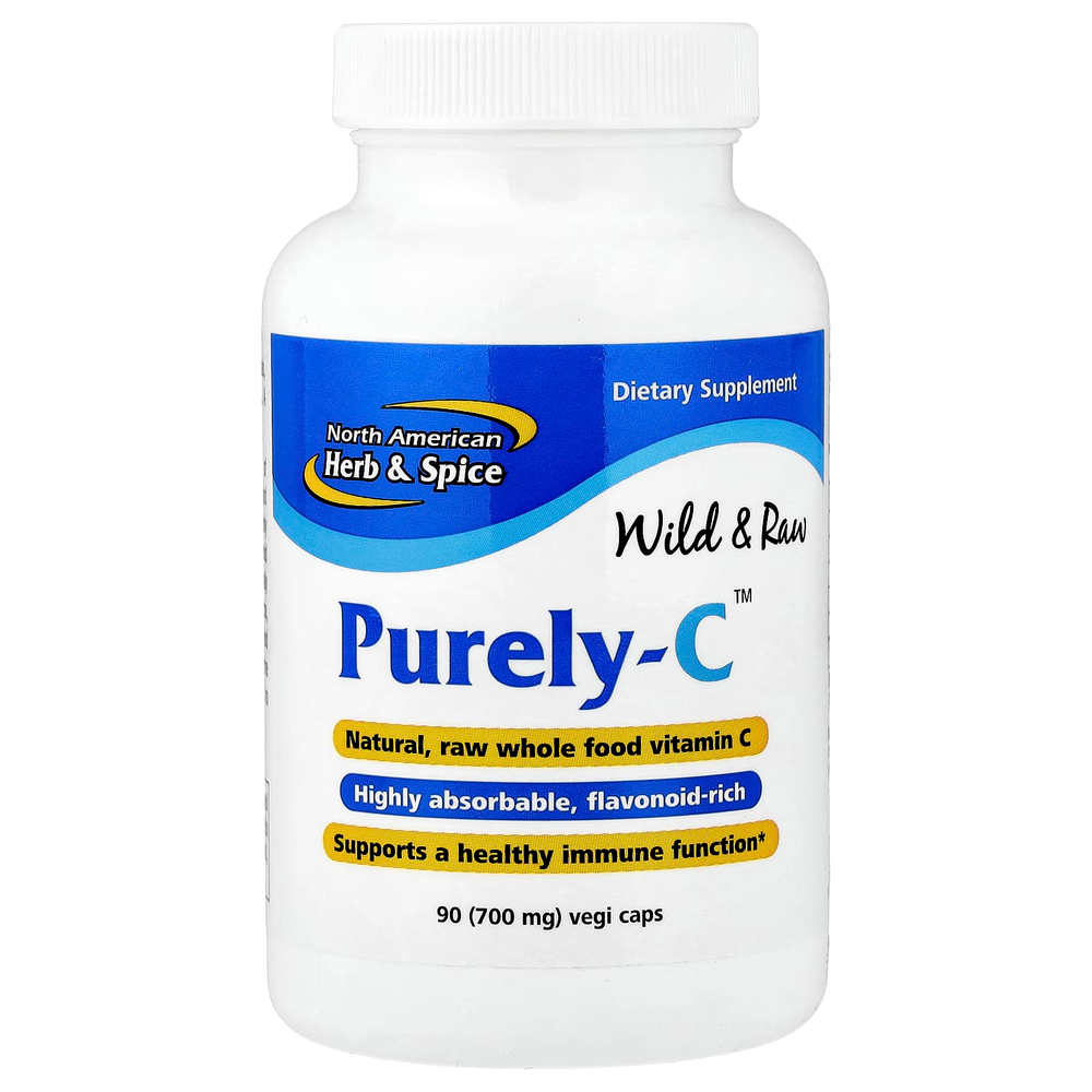 North American Herb & Spice, Purely-C™, 700 мг, 90 растительных капсул