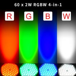 Прожектор Led par 60*2w (RGBW), Big Topper