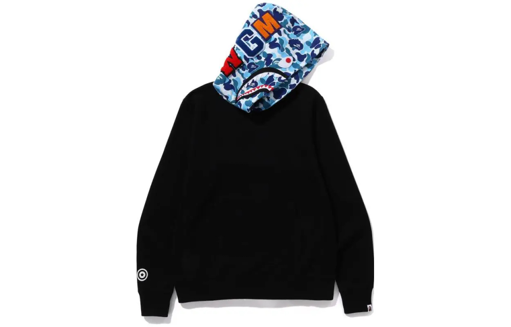 A Bathing Ape Abc Camo Shark Pullover Худи