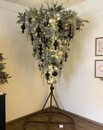 Ель подвесная потолочная «Люстра» с встроенной гирляндой