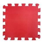 Коврик-пазл BABYPUZZ (4 плиты 50x50x2см, 1кв.м./уп), текстура кожа, красный от 100 шт.