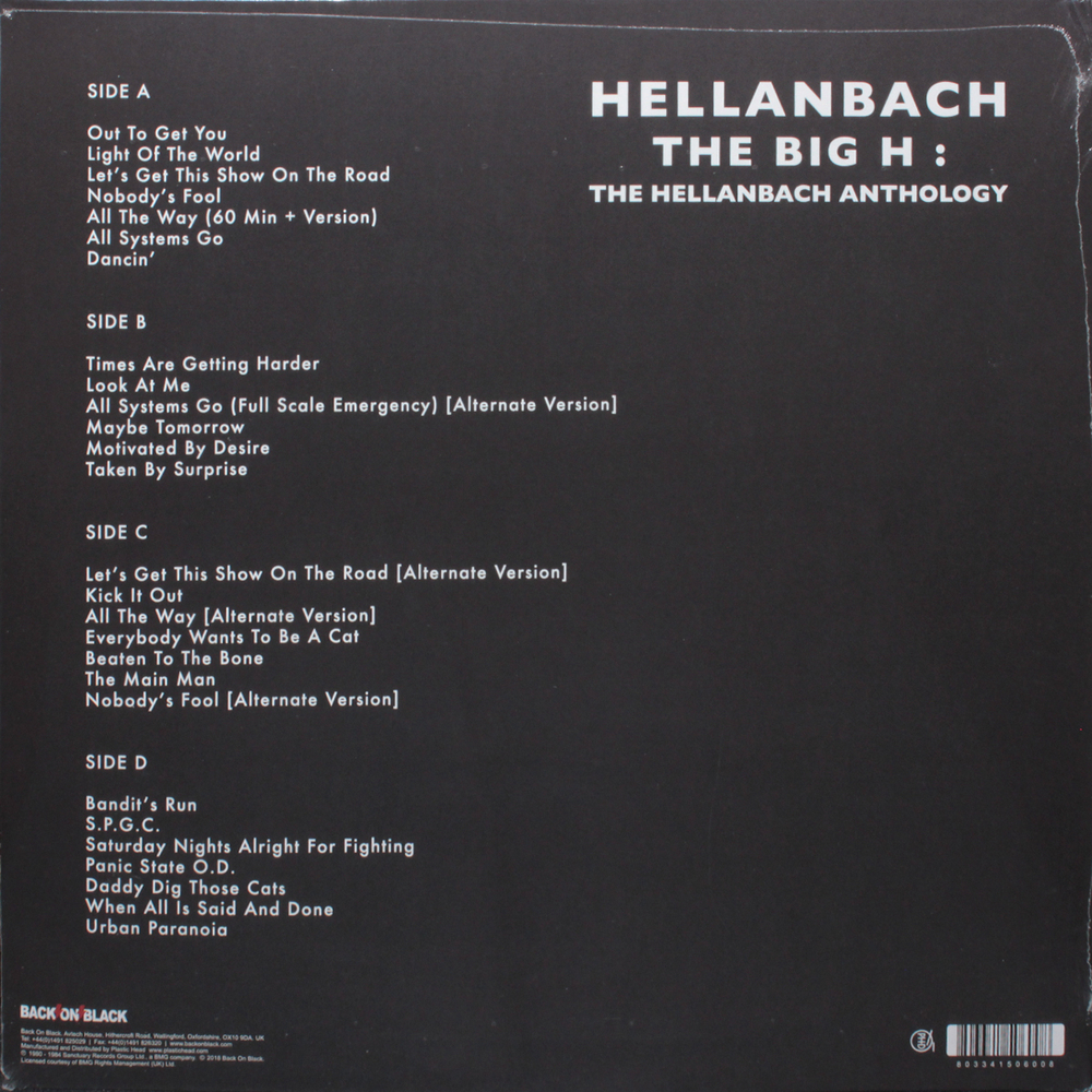 Hellanbach / The Big H: The Hellanbach Anthology (Coloured Vinyl)(2LP)