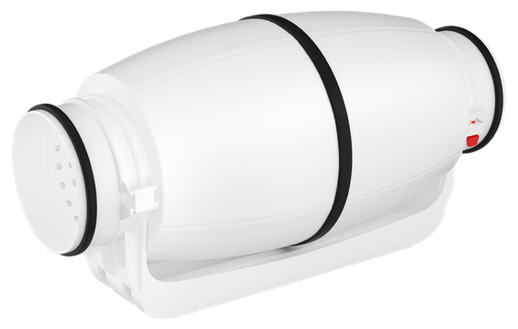 Круглый канальный вентилятор в шумоизолированном корпусе серии LS-125-V — (4)