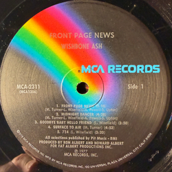 Виниловая пластинка Wishbone Ash ‎– Front Page News LP