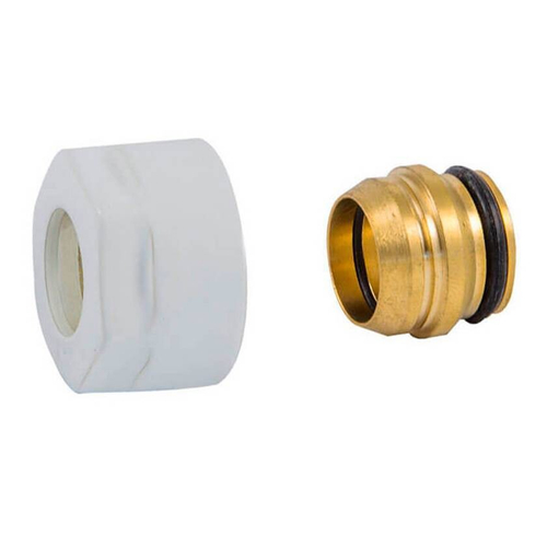 Подключение резьбовое SCHLOSSER 3/4"x15 для соединительных трубок (белое)