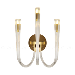 Бра Cloyd AEDA W3 / шир. 28 см - золото (арт.20478)