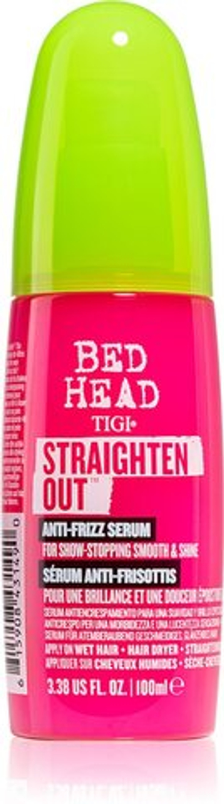 TIGI Bed Head Straighten Out - разглаживающая сыворотка для блеска и смягчения волос /   100  ml  / GTIN 6159084314900