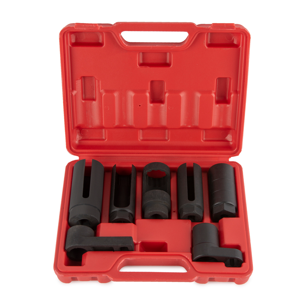 WDK-214240 Набор головок для кислородных датчиков (замены лямбда зондов) 7 предметов