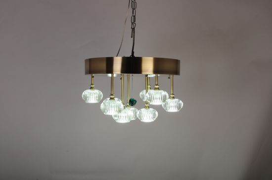 Люстра потолочная MANNE PL.7440-9+4(BR) d50