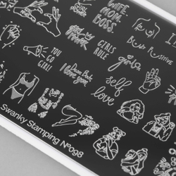 Swanky Stamping Пластина для стемпинга 98