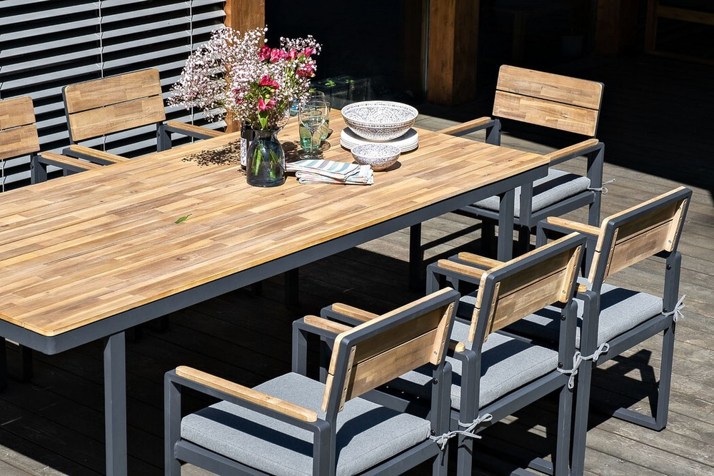 Обеденная группа из алюминия TOPA XL