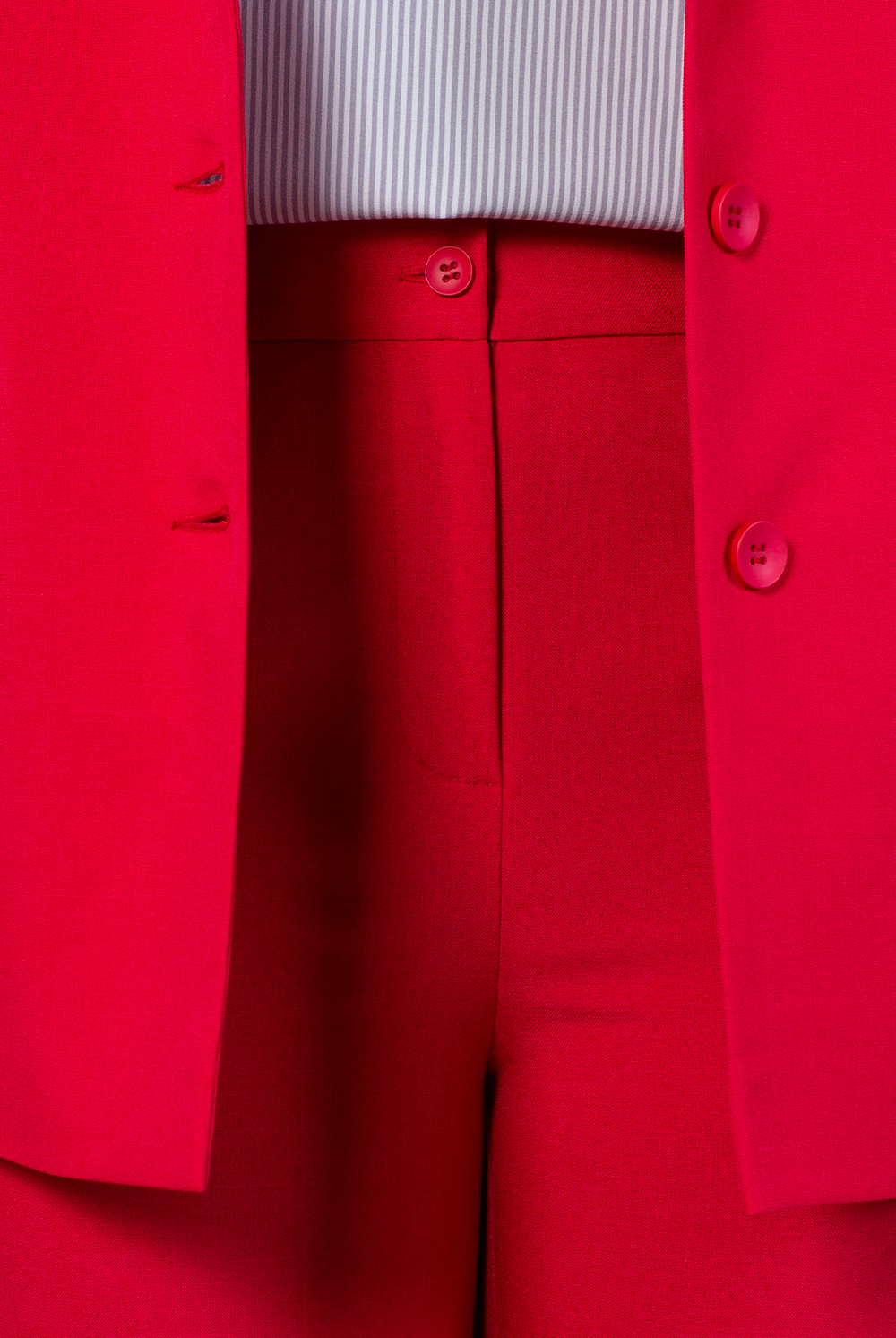 Брюки женские 2757АПВ, красный #38К022757АПВ