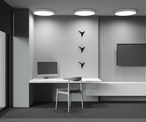 Потолочный светодиодный светильник Maytoni Zon C032CL-90W4K-RD-W