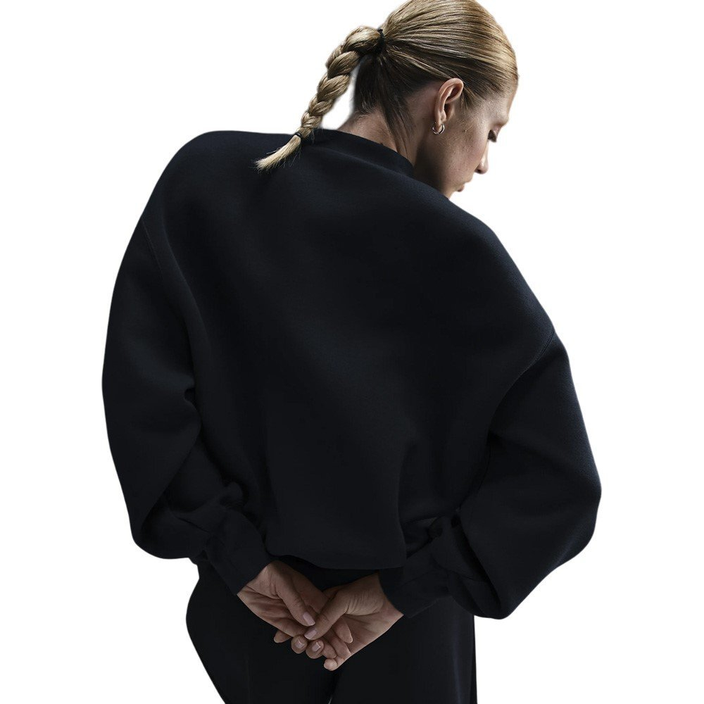 Баскетбольная женская толстовка Nike Sportswear Tech Fleece Black Sweatshirt