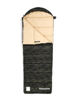 Спальный мешок Naturehike CNK2350WS023 M320 ультралёгкий хлопковый с капюшоном, весна осень, камуфляжный, молния справа